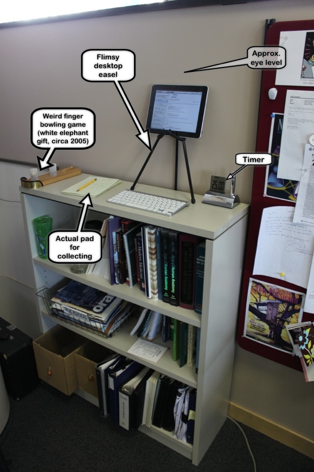 A quick & dirty standing desk experiment